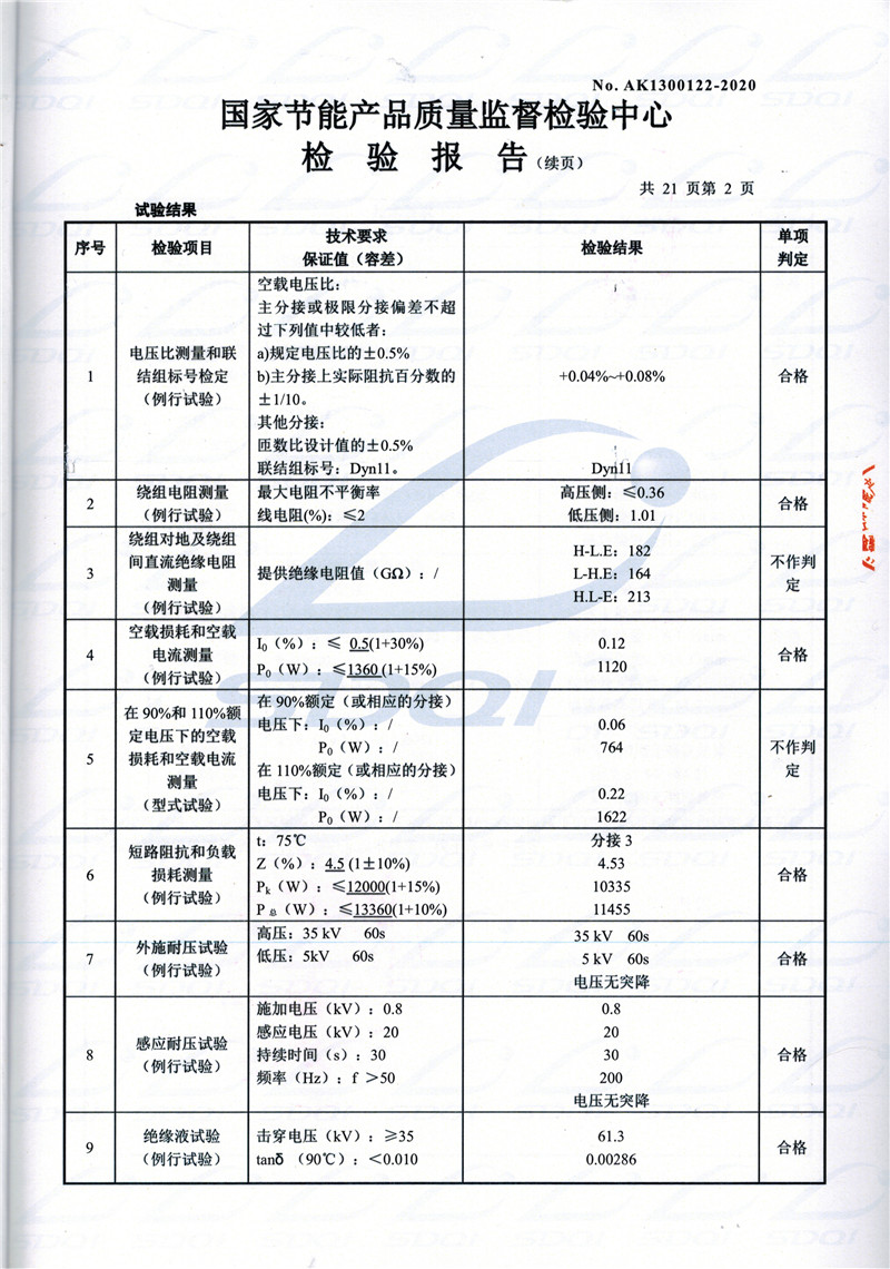 高低压试验报告-S11-1250贵阳贵阳贵阳油浸式变压器-2.jpg